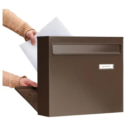 Briefkasten 'Potsdam 878 BR' braun 36,2 x 32,2 x 10 cm