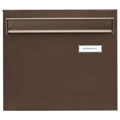 Briefkasten 'Potsdam 878 BR' braun 36,2 x 32,2 x 10 cm