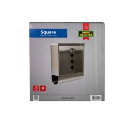 Briefkasten 'Square' Edelstahl 31,0 x 30,5 x 9,0 cm