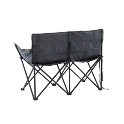 Campingbank 'Island' anthrazit 126 x 50 x 48/88 cm