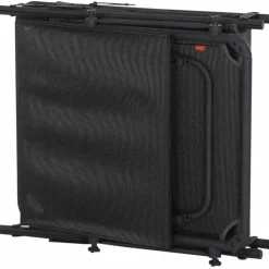 Campingliege 'Comfort' klappbar mit Sonnendach anthrazit 69 x 43 x 200 cm