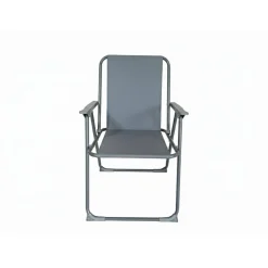 Campingstuhl 'Siesta' klappbar Stahl anthrazit 63 x 75 x 52 cm