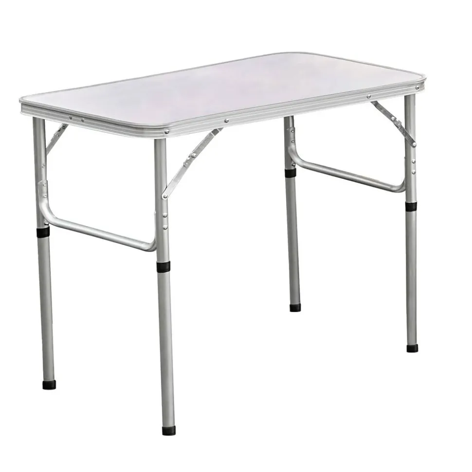 Campingtisch Aluminium/MDF 55 x 68 x 75 cm