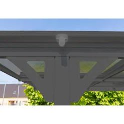Carport 'Bergen' mit Runddach anthrazit Aluminium 505 x 300 x 220 cm