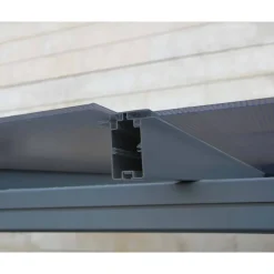 Carport 'Verona 5000' mit Flachdach anthrazit Aluminium 500 x 297 x 218 cm