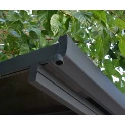 Carport 'Verona 5000' mit Flachdach anthrazit Aluminium 500 x 297 x 218 cm