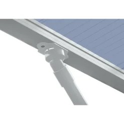 Carport 'Wing 80' Aluminium silbern 531,4 x 260 x 275,7 cm