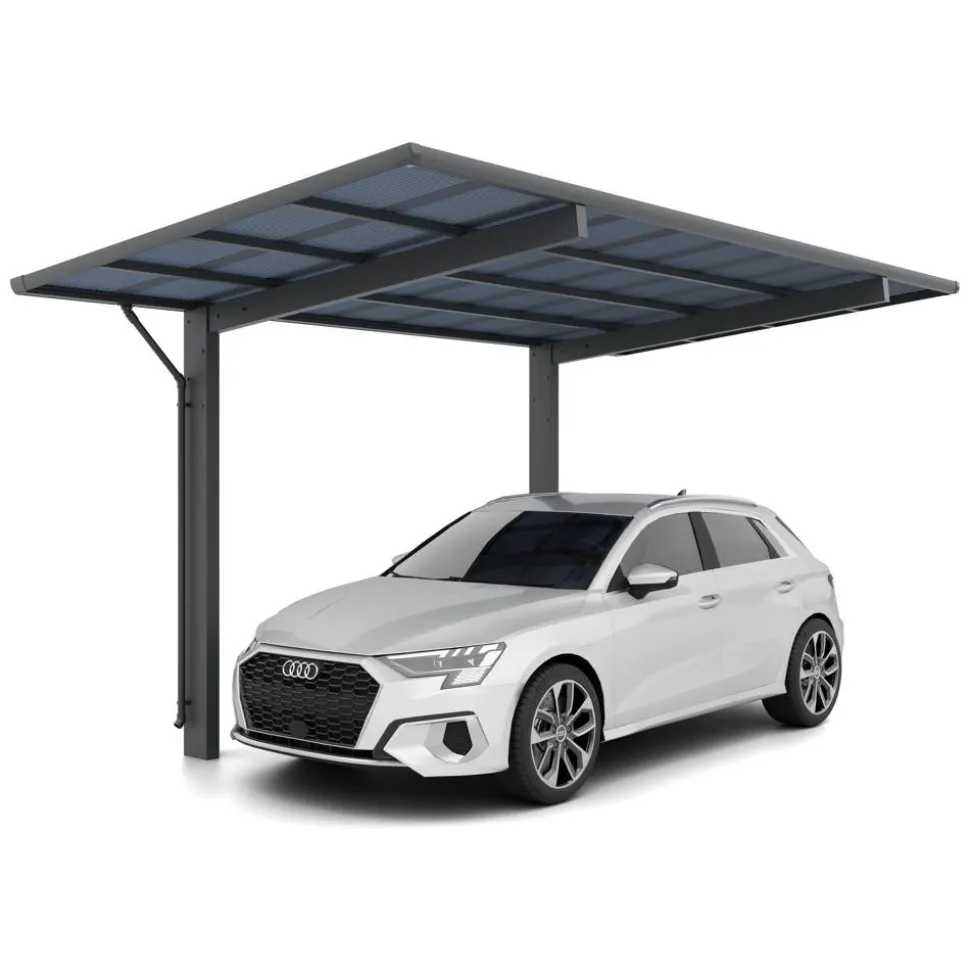 Carport 'Wing 80' anthrazit 276 x 531 x 284 cm