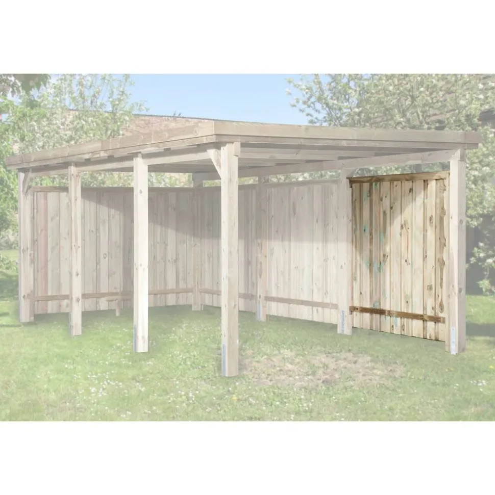 Carport-Seitenwand 181 x 180 cm