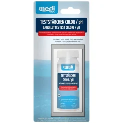 Chlor/pH-Teststäbchen 50 Stück