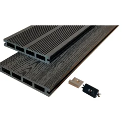 Clips für WPC-Terrassendielen, 8 Stück