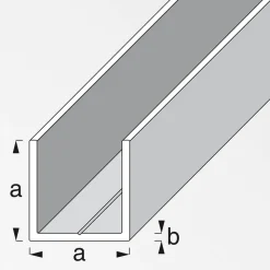 combitech Quadrat-U-Profil 1,95 cm