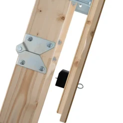 Dachbodentreppe 'Pur' fichtefarbend isoliert 120 x 70 cm
