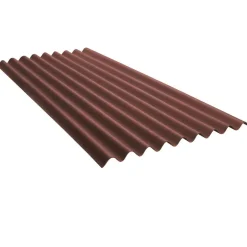 Dach- und Wandplatte 'Base' rot 200 x 85,5 x 0,26 cm