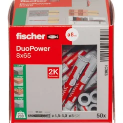 Dübel DUOPOWER 8 x 65 S LD 50 Stück