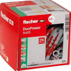 Dübel DUOPOWER 8 x 65 S LD 50 Stück