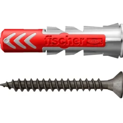 Dübel und Schrauben 'DuoPower' Ø 8 x 40 mm 10 Stück schwarz