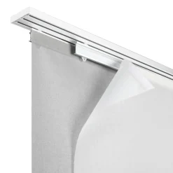 Deckenclip für 3-läufige Flächenvorhangschiene weiß 2 Stück