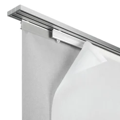 Deckenclip für 3-läufige Flächenvorhangschiene weiß 2 Stück