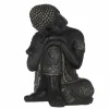 Dekofigur 'Buddha' anthrazit 41 cm