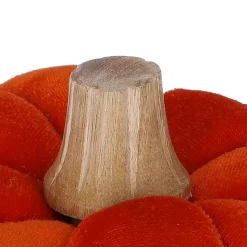 Deko-Kürbis orange 12 x 12 x 9 cm