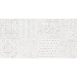 Dekorfliese 'Ella' grau 30 x 60 cm