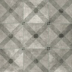 Dekorfliese 'Marte' grau 61 x 61 cm