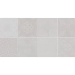 Dekorfliese 'Seal' grau 30 x 60 cm