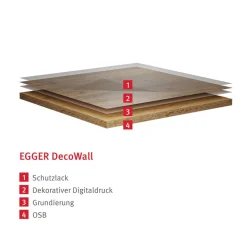 Dekorpaneel 'DecoWall DO007' Laxfield Eiche 1250 mm x 660 mm