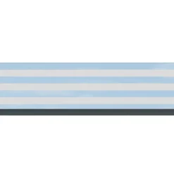 Dekorprofil-Set 'System Delta' Glas blau-weiß, 15 x 178 x 0,6 cm
