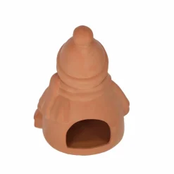 Deko-Schneemann aus Ton 29 cm