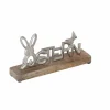Deko-Schriftzug 'Ostern' silberfarben 23 x 11 x 5 cm
