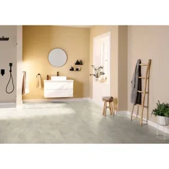 Designboden 'Aquadura+' EDF305 Chromix weiss 7,5 mm
