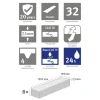 Designboden 'Aquadura' EDF103 Meran Eiche 7,5 mm