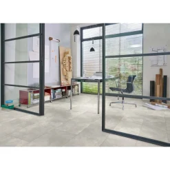 Designboden 'Modular ONE' Beton hellgrau 8 mm