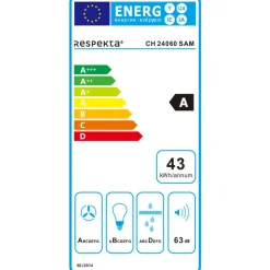 Design-Schräghaube 'CH24060 SAM' Touch Control, 60 cm