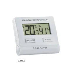 Digitales Hygrometer 'ClimaHome-Check' weiß inklusive Batterie