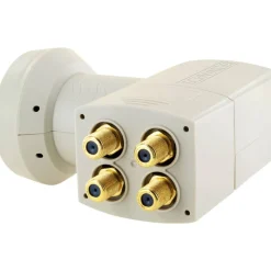 Digitales Quad LNB 'Sun Protect' hellgrau