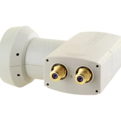 Digitales Twin LNB 'Sun Protect' hellgrau