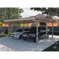 Doppelcarport '616' kesseldruckimprägniert 500 x 500 cm