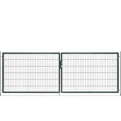 Doppelflügeltor 'Vario Compact' anthrazit 360 x 120 cm