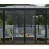 Doppel-Fliegengittertür anthrazit 137 x 205 cm für Wintergarten Sanremo