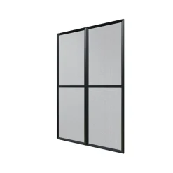 Doppel-Fliegengittertür anthrazit 137 x 205 cm für Wintergarten Sanremo