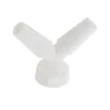 Doppel-Geräteanschluss weiß, 1" IG x 3/4" T
