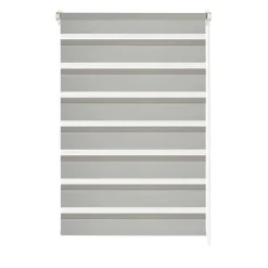 Doppelrolle 'EasyFix' hellgrau 120 x 150 cm