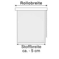 Doppelrolle 'EasyFix' hellgrau 120 x 150 cm