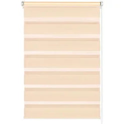 Doppelrollo 'EasyFix' creme 60 x 150 cm