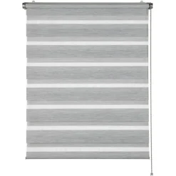 Doppelrollo 'Tilda' anthrazit 75 x 150 cm