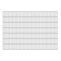 Doppelstabmatte 'Typ 6/5/6' anthrazit 200 x 140 cm