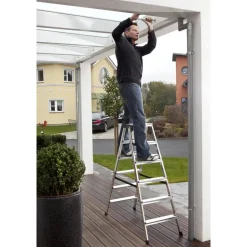 Doppelstufenleiter 'Dopplo' 2 x 6 Stufen 285 cm